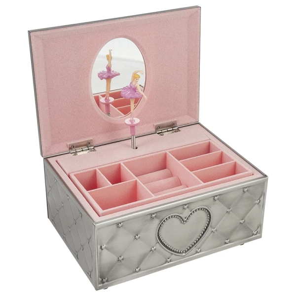 Smyckeskrin med Ballerina & Speldosa - Förvara dina smycken säkert och snyggt - Nordic Spectra