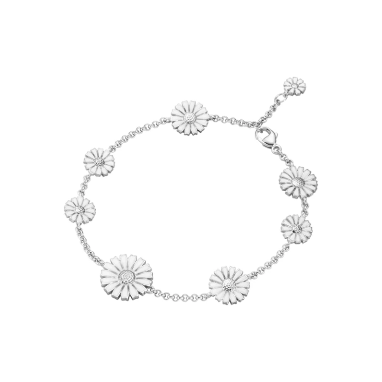 Daisy Vit Mixed Armband - Georg Jensen - Designsmycken med snabba & trygga leveranser - Nordic Spectra
