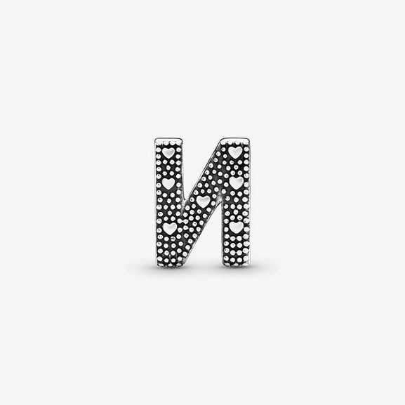 Buchstabe N Alphabet-Charm von PANDORA, Schneller Versand - Nordicspectra.de