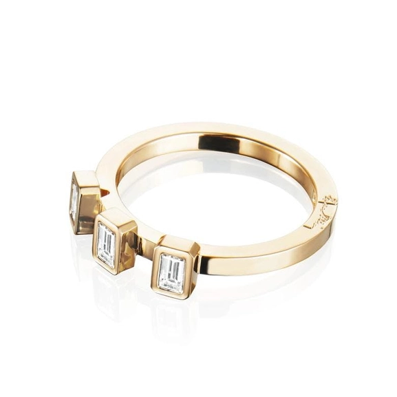 Baguette Wedding Ring 0.30 ct Gold - Efva Attling ringar - Snabb frakt & paketinslagning - Nordicspectra.se