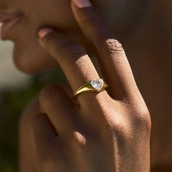 Bel Ring Gold - Edblad - Snabb leverans - Gratis paketinslagning