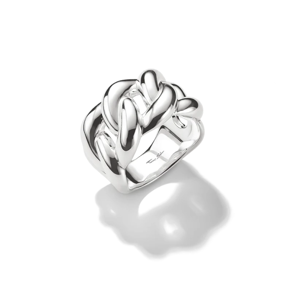 Flätad Bold Elegance Ring från Thomas Sabo i 925 sterlingsilver med modern