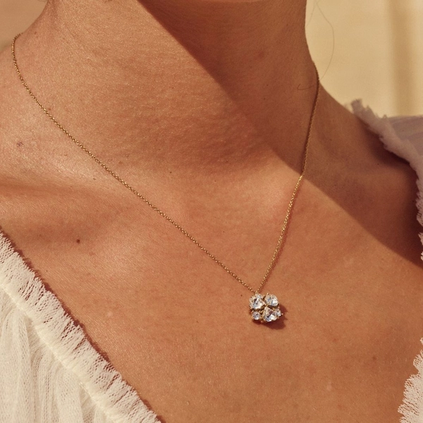 Heart Sparkle Necklace Gold - Edblad - Snabb frakt & paketinslagning - Nordicspectra.se