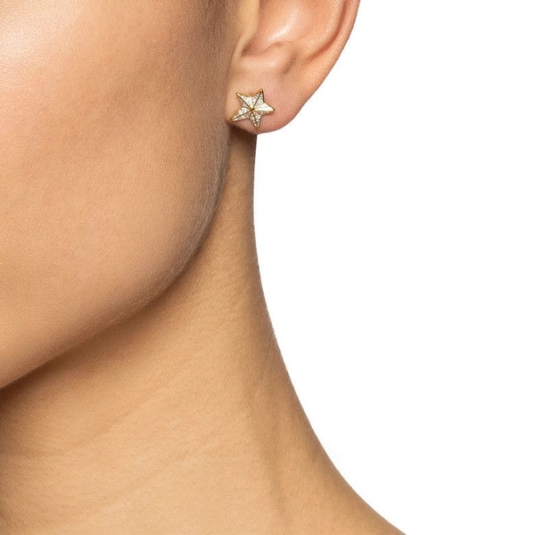 Catch A Falling Star & Stars Ear White Gold - Efva Attling örhängen - Snabb frakt & paketinslagning - Nordicspectra.se