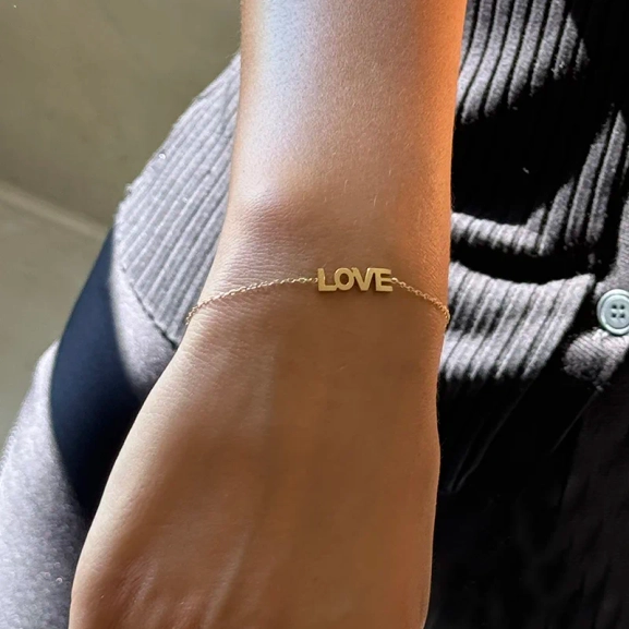 Love Bracelet Gold - Edblad - Snabb leverans - Gratis paketinslagning