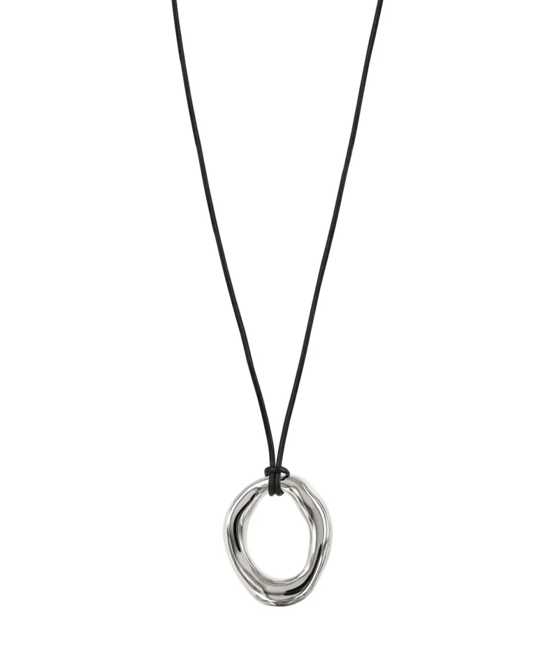 Astrid & Agnes - ANGELINA Leather 15 mm Stål