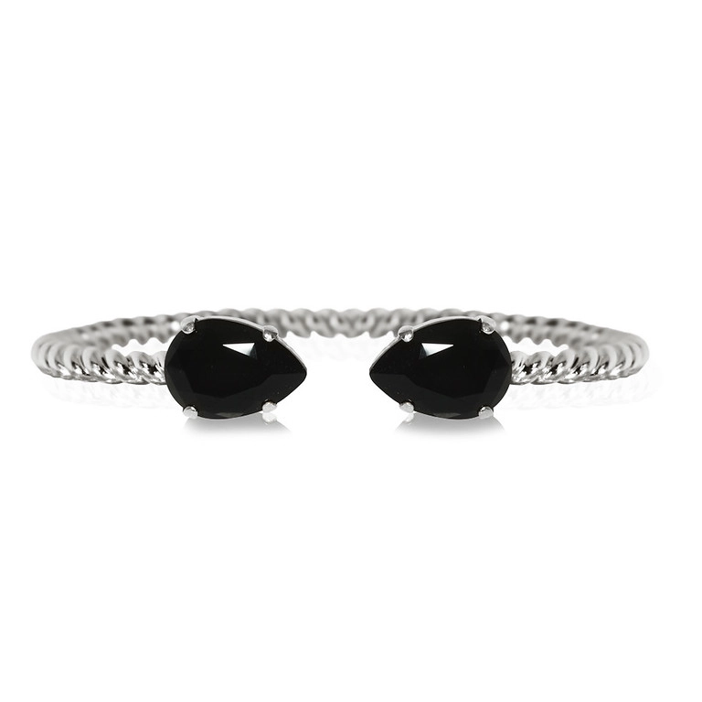 Caroline Svedbom – Mini Drop Bracelet Rhodium Jet