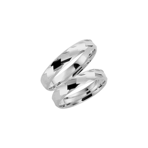 76-4 White Gold - Wedding & engagement rings - Schalins - Scandinavian design - Nordic Spectra