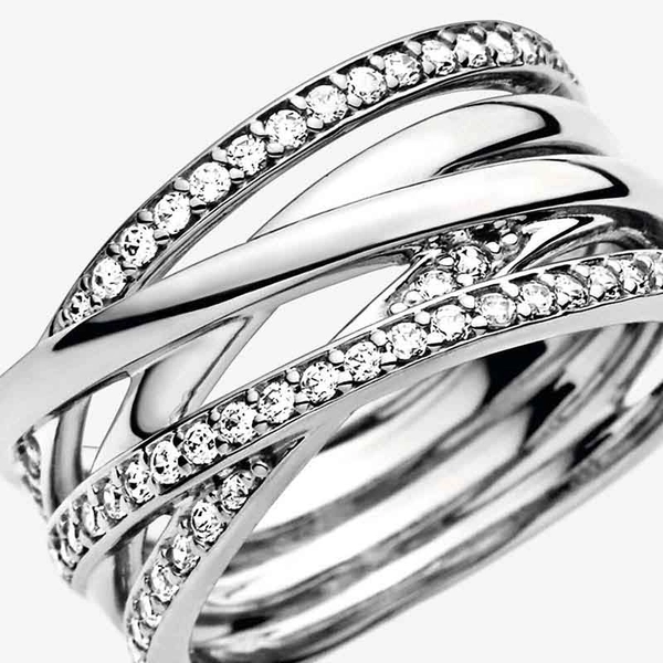 Sparkling & Polished Lines Ring - PANDORA - Snabb frakt & paketinslagning - Nordicspectra.se