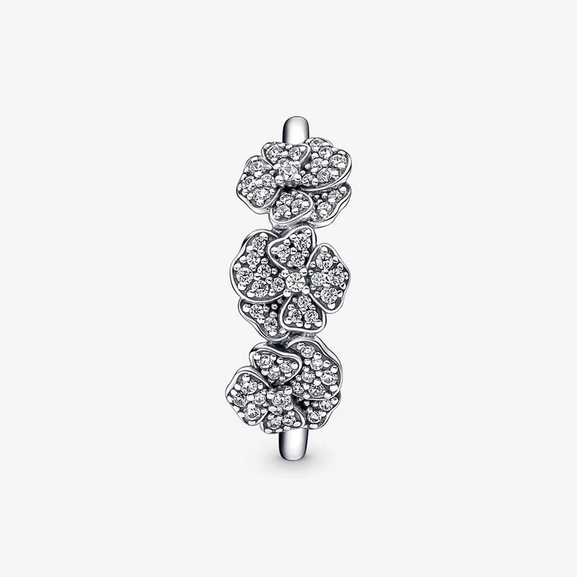 Drei Stiefmütterchen Ring von PANDORA, Schneller Versand - Nordicspectra.de