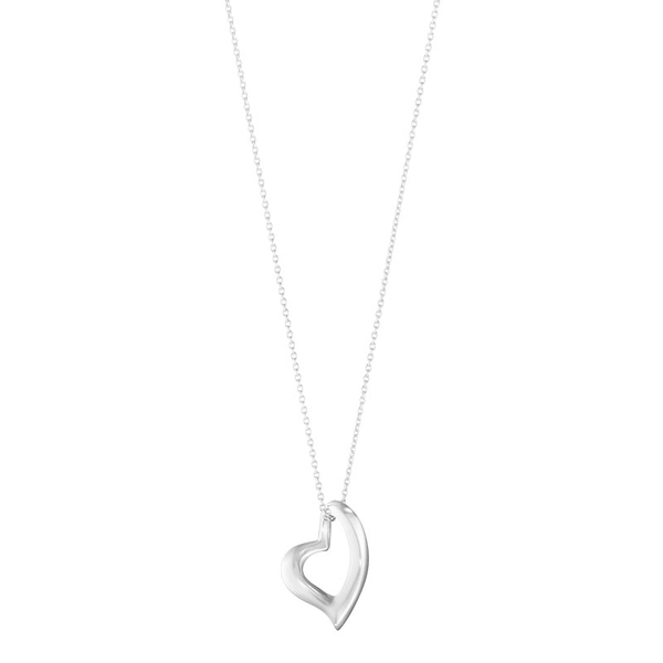 Kurvigt Hjärta Halsband - Georg Jensen halsband - Snabb frakt & paketinslagning - Nordicspectra.se