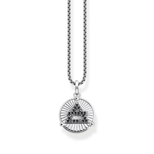 Kette Elements of Nature Schwarz Silber von Thomas Sabo, Schneller Versand - Nordicspectra.de