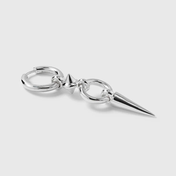 Juno Long Single Earring Silver - Syster P - Snabb leverans & Gratis paketinslagning - Nordic Spectra