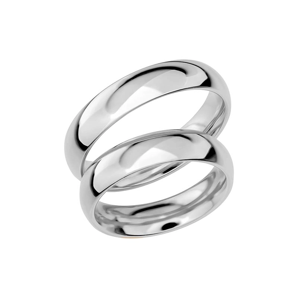 SR1013-5 Platina - Vigsel- & förlovningsringar - Schalins - Fri storleksändring* - Nordic Spectra