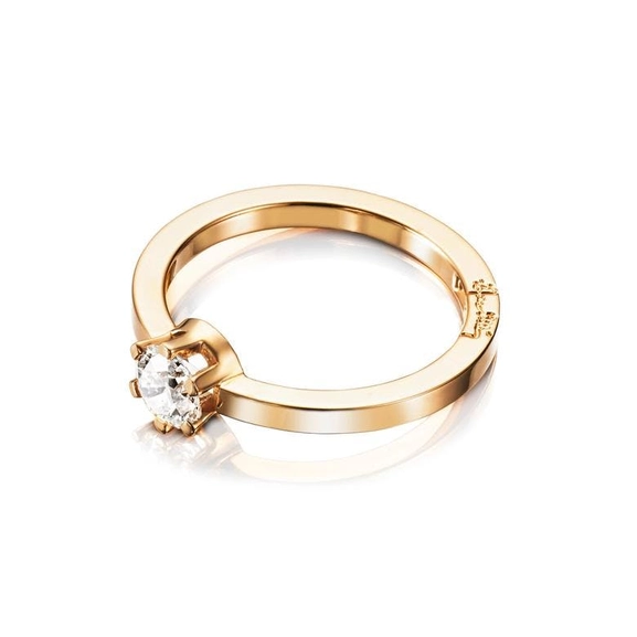 Crown Wedding Ring 0.50 ct Gold - Efva Attling ringar - Snabb frakt & paketinslagning - Nordicspectra.se