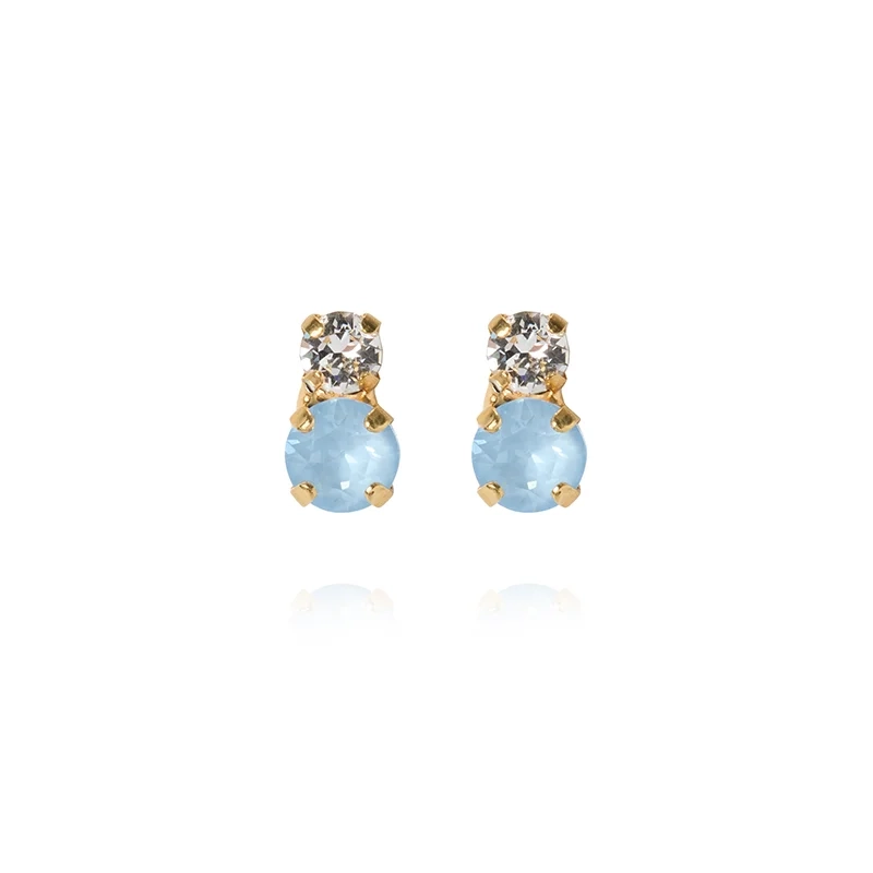 Caroline Svedbom - Leah Earrings Gold Sky Combo