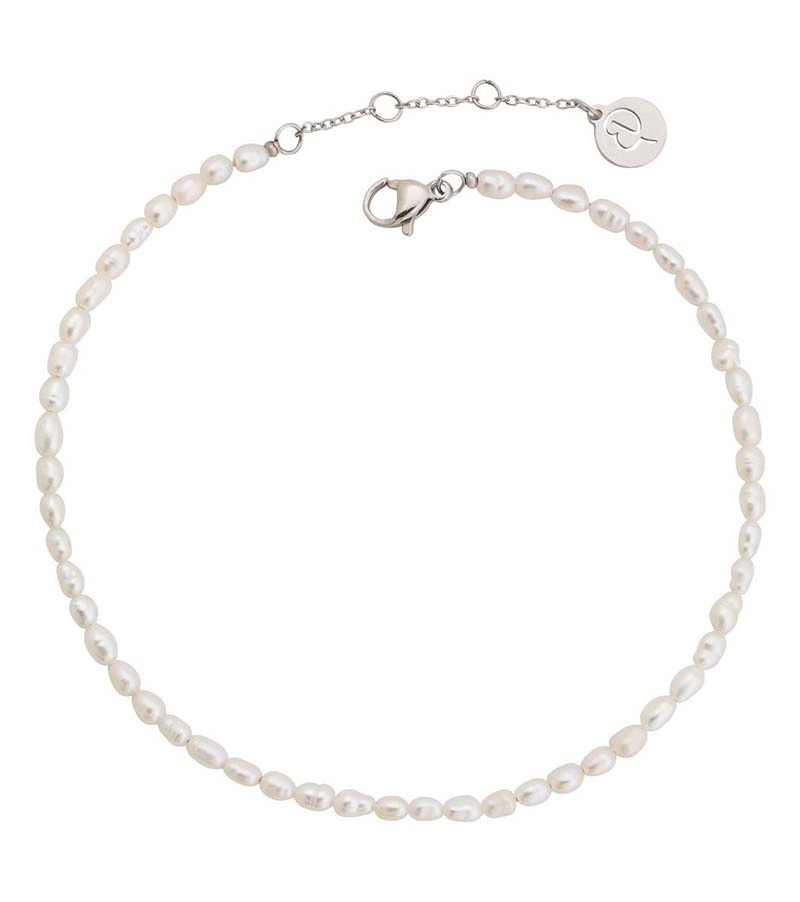 Collier Pearl Anklet White Steel - Edblad - Snabb frakt & paketinslagning - Nordicspectra.se