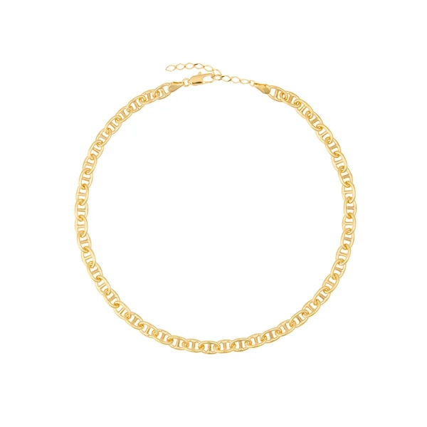 Guldfärgat halsband med kedjedesign från Betty