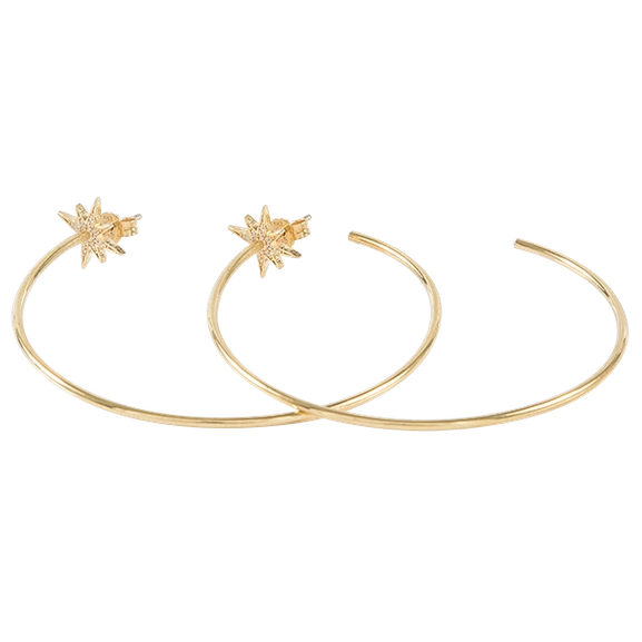 One Hoop Ear Gold -CU Jewellery - Snabb frakt & paketinslagning - Nordicspectra.se