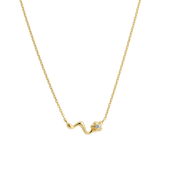 Poppy Necklace Gold - Maria Black - Snabb frakt & paketinslagning - Nordic Spectra