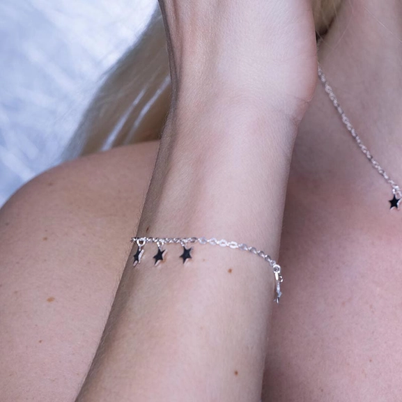 Galax Silber Armband von Sofia Wistam, Schneller Versand - Nordicspectra.de