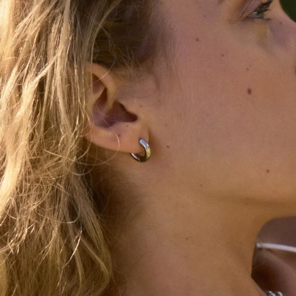 Chunky Hoops Steel - Edblad - Snabb frakt & paketinslagning - Nordic Spectra