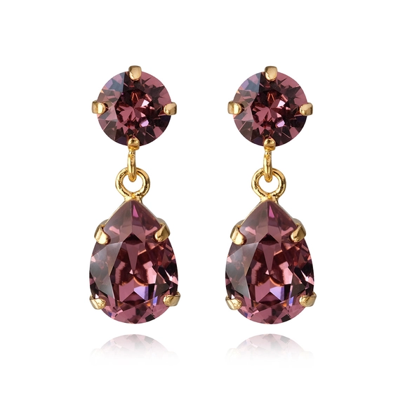 Mini Drop Earrings Gold Iris - Caroline Svedbom - Nopea toimitus ja lahjapakkaus - Nordic Spectra
