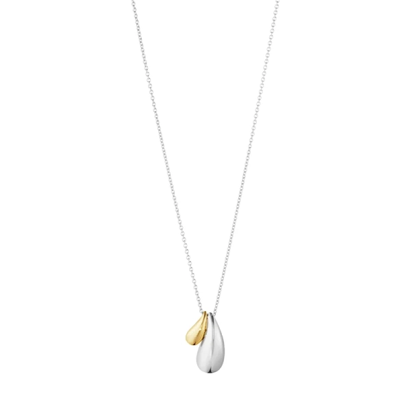 Reflect Necklace Double Pendant Silver & Gold - Georg Jensen - designkorut nopeilla ja turvallisilla toimituksilla