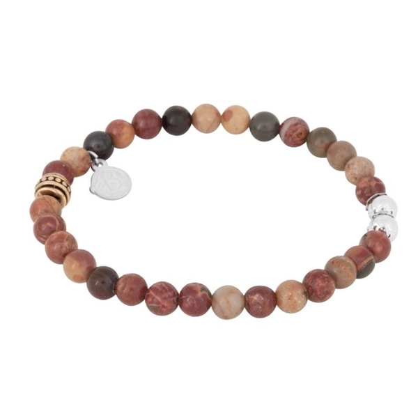 Beadsarmband Jasper/Röd Teen - By Billgren - Snabb frakt & paketinslagning - Nordicspectra.se