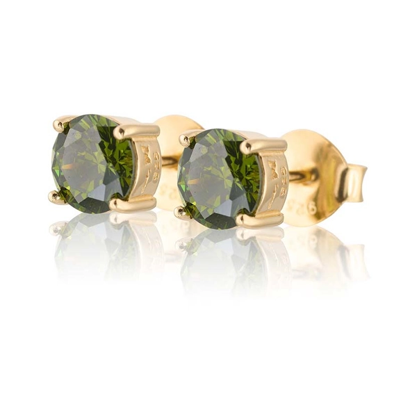 Time To Glow Mini Earrings L - Green Guld - Carolina Gynning - Suuri valikoima & ilmainen lahjapaketointi - Nordicspectra.fi