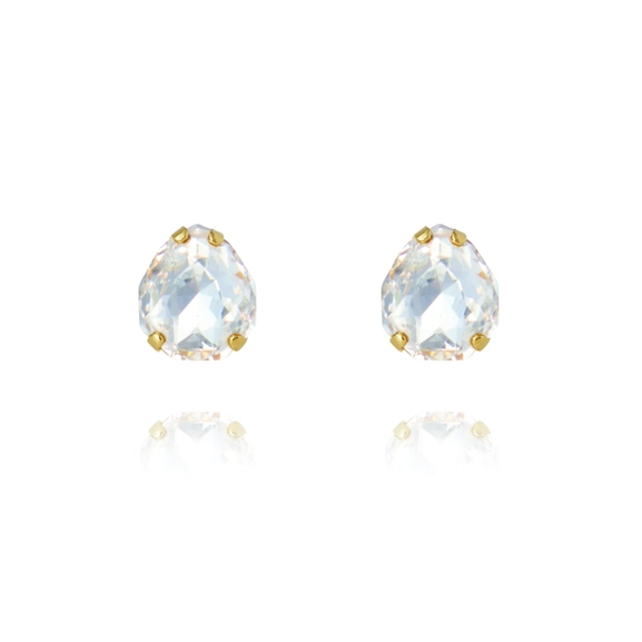 Mini Carlotta Earrings Gold Crystal - Caroline Svedbom - Nopea toimitus ja lahjapakkaus