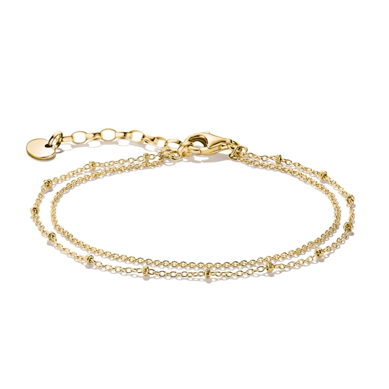 Thomas Sabo - Dubbelt Kularmband Guld