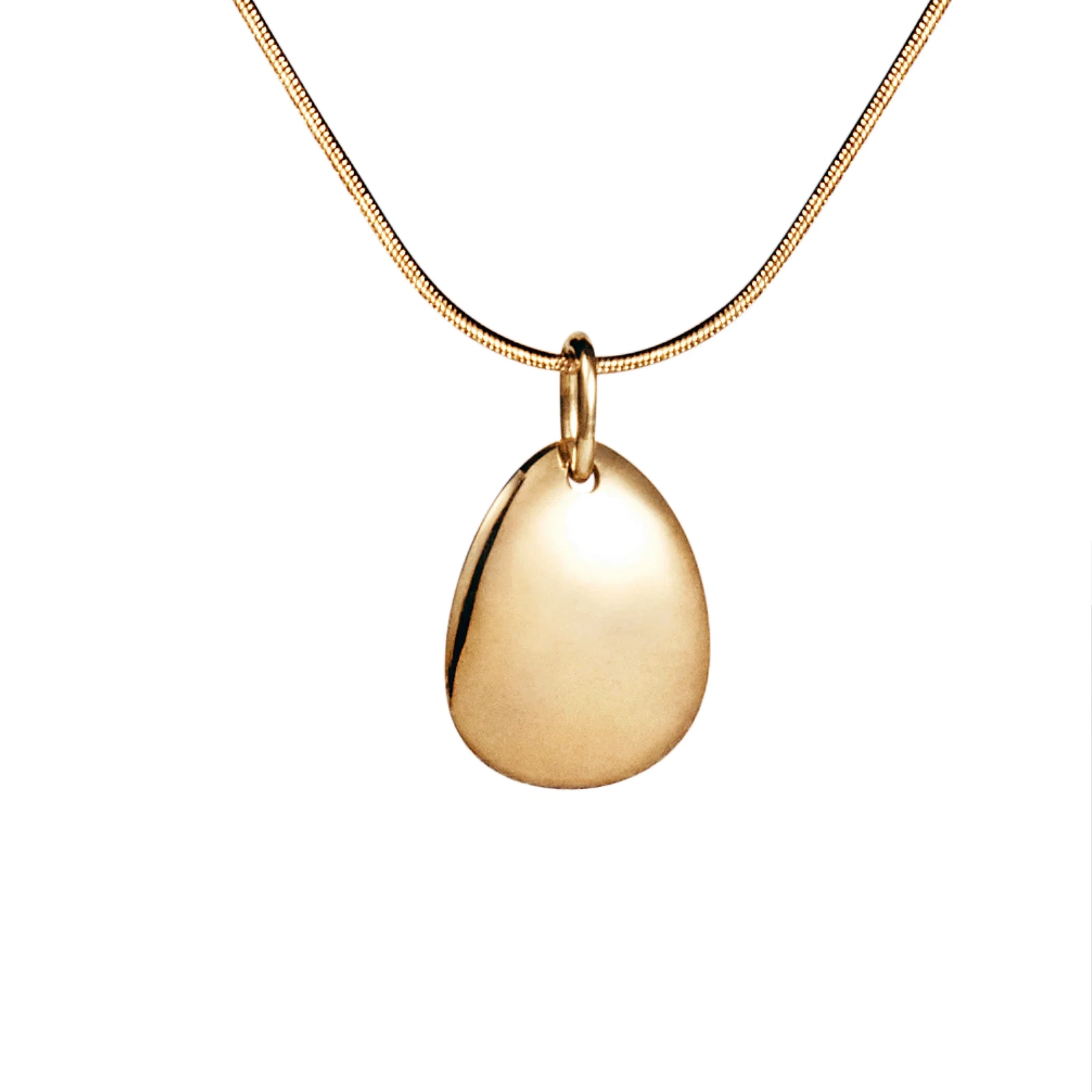 Efva Attling - Mini Rose Petal Pendant Gold