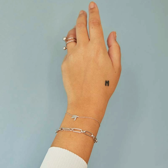 Globe Clip Bracelet Silver -CU Jewellery - Snabb frakt & paketinslagning - Nordicspectra.se