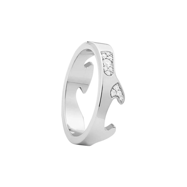 Fusion Ytterring Vitguld AB - Georg Jensen örhängen - Snabb frakt & paketinslagning - Nordicspectra.se