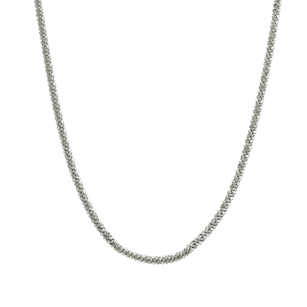 Roof Big Plain Neck Long Silver -CU Jewellery - Snabb frakt & paketinslagning - Nordicspectra.se
