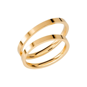 SR1036-2 Guld - Vigsel- & förlovningsringar - Schalins - Fri storleksändring* - Nordic Spectra