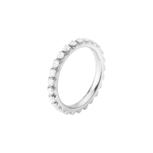 Georg Jensen Signature Diamonds 0.77-0.98 ct Ring Vitguld - Georg Jensen - Designsmycken med snabba & trygga leveranser - Nordic Spectra