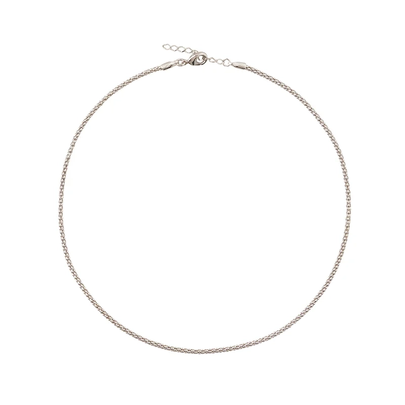 Caroline Svedbom - Petite Rope Necklace Rhodium