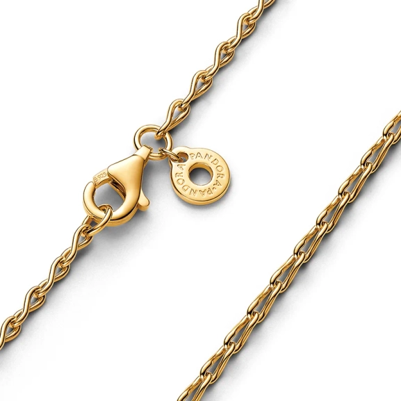 Infinity Halsband Guld - PANDORA - Snabb leverans & paketinslagning - Nordic Spectra