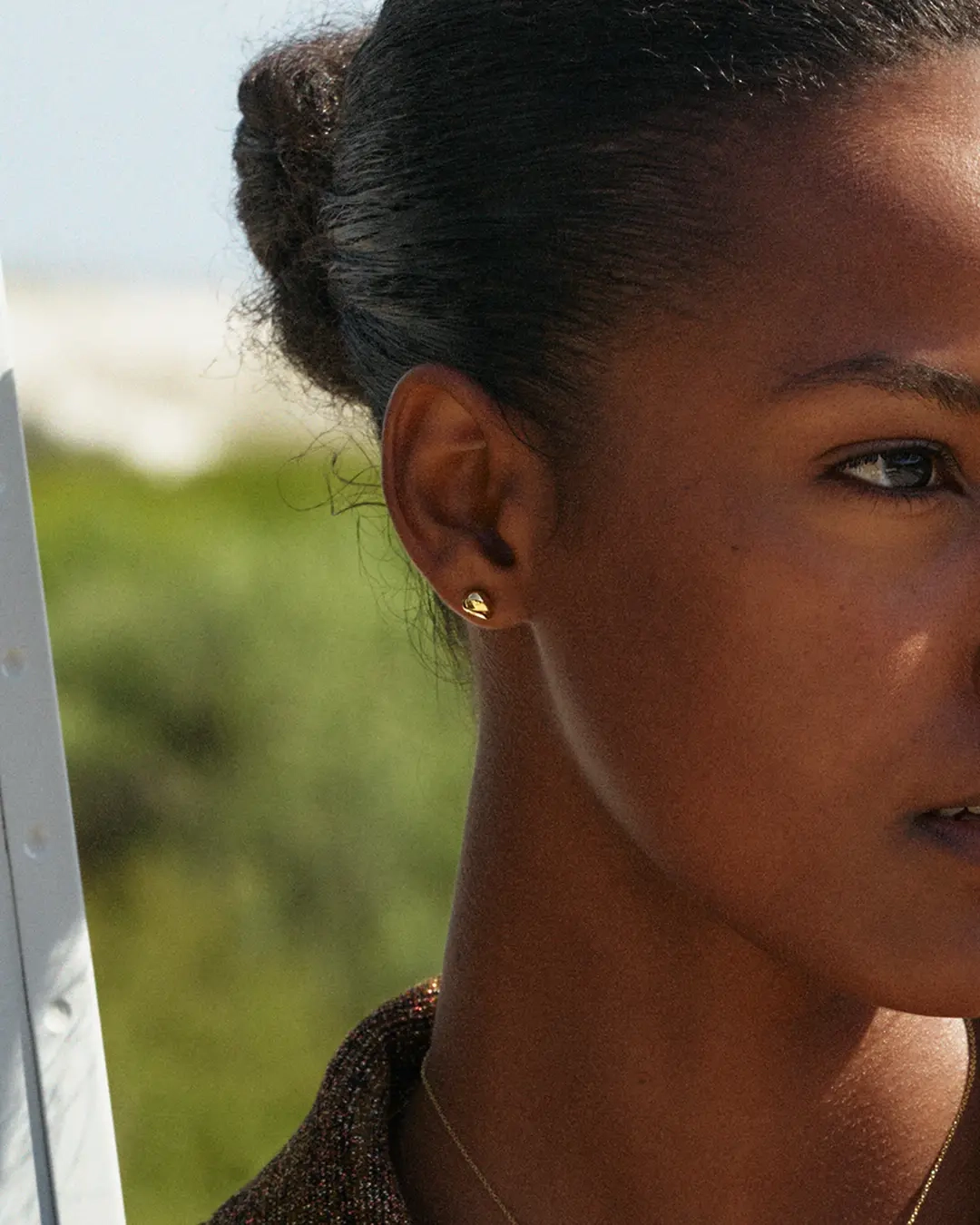 Lulu Studs Gold - Edblad - Snabba leveranser - Gratis paketinslagning