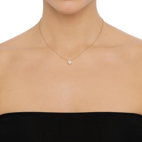 Lovely Heart Necklace Gold - Efva Attling - Vackra & betydelsefulla smycken - Fri frakt