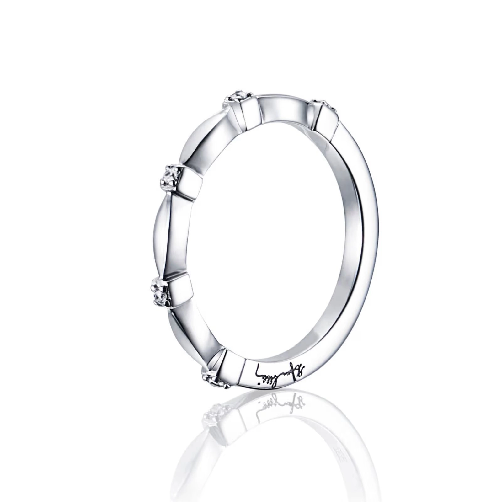 Efva Attling - Forget Me Not Thin Ring White Gold