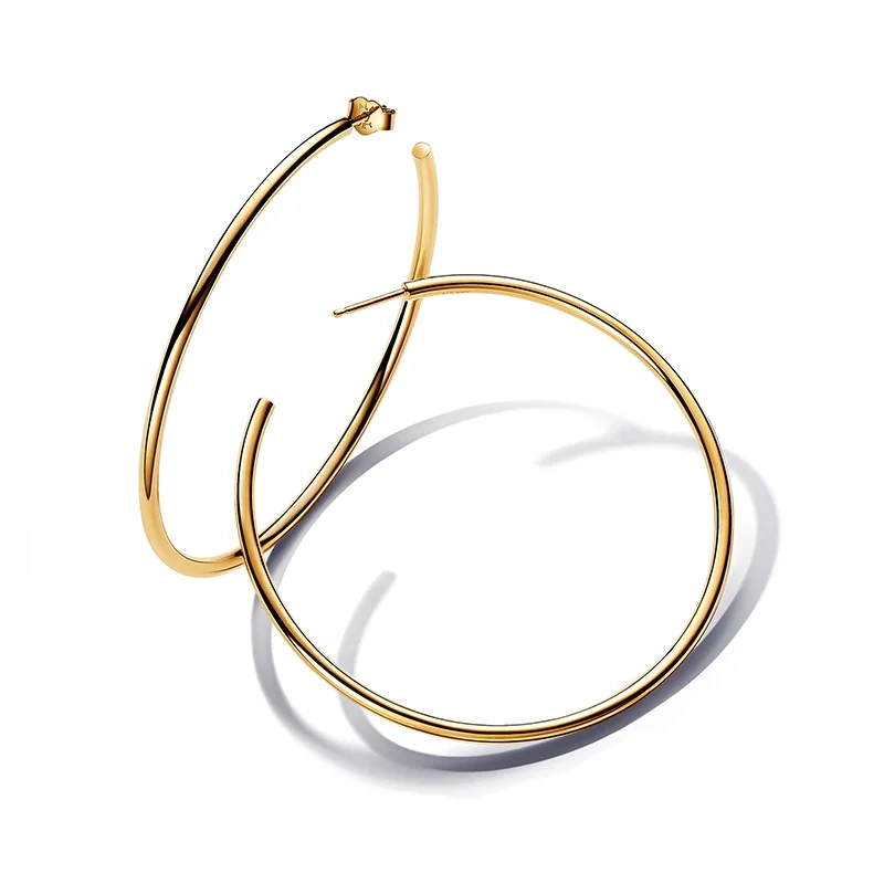 PANDORA - Stora Hoops 65 mm Guld