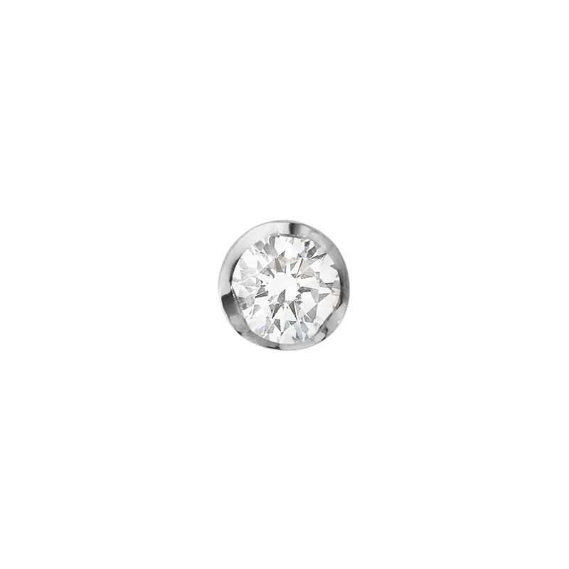 Georg Jensen - Georg Jensen Signature Diamonds Stiftörhänge 0.10 ct Vitguld