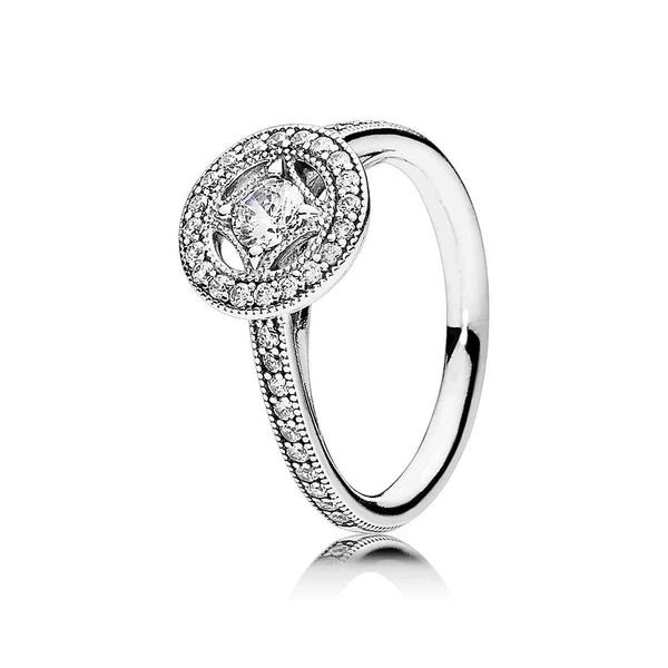 Vintage Cirkel Ring - PANDORA - Snabb frakt & paketinslagning - Nordicspectra.se