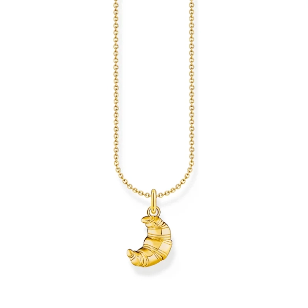 Halsband med Croissant Guld - Thomas Sabo - Snabb leverans & paketinslagning - Nordic Spectra