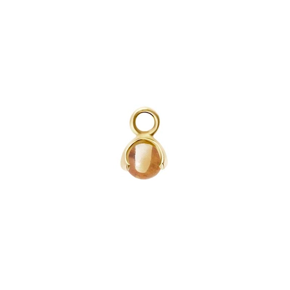 Letters Stone 11 Citrine Pendant Gold -CU Jewellery - Snabb frakt & paketinslagning - Nordicspectra.se