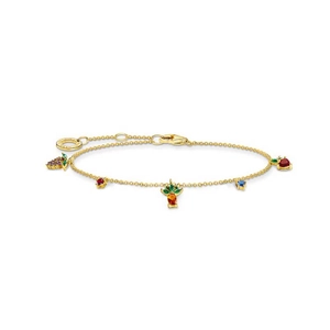 Armband Bunte Früchte Gold von Thomas Sabo, Schneller Versand - Nordicspectra.de