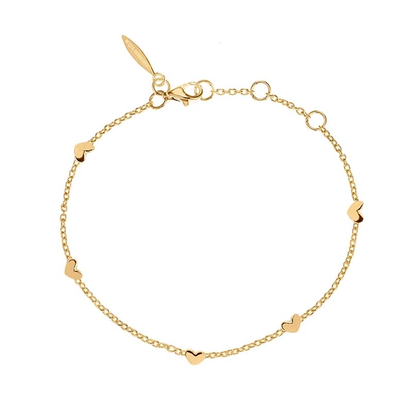 Loving Heart Drop Full Bracelet Gold Drakenberg Sjölin, Schneller Versand - Nordicspectra.de